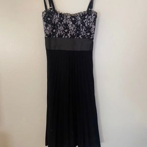 Small black midi dress